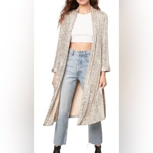 BB Dakota for Anthropologie Sequin Duster